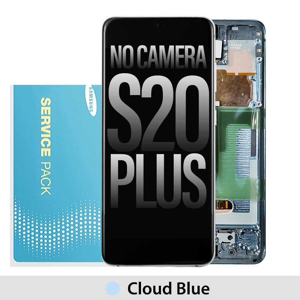Samsung Galaxy S20 Plus 5G G986 OLED Screen Replacement Digitizer GH82-22134D/GH82-31441D/GH82-31442D (Gold)-Cloud Blue Samsung Galaxy S20 Plus 5G G986 OLED Screen Replacement Digitizer GH82-22134D/GH82-31441D/GH82-31442D (Gold)-Cloud Blue